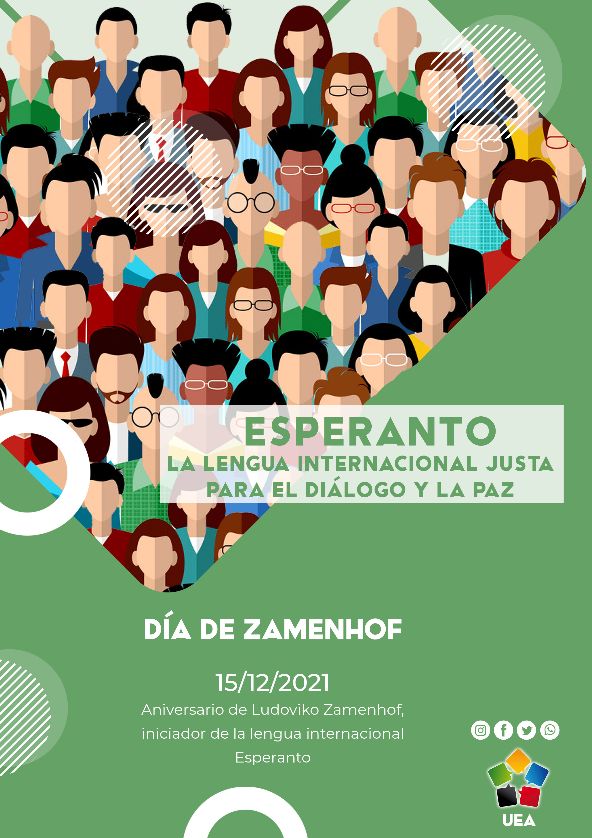 Cartel del día de Zamenhof 2021