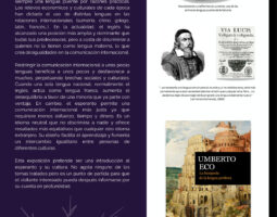 Exposición “Esperanto: la comunicación internacional” en la Fundación Ibercaja de Teruel